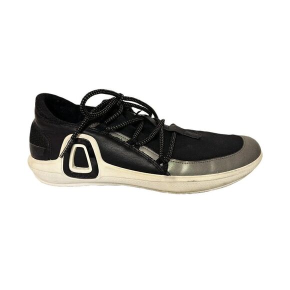 Ecco Shoes - Ecco Intrinsic 3 Black Lace Up Sneakers